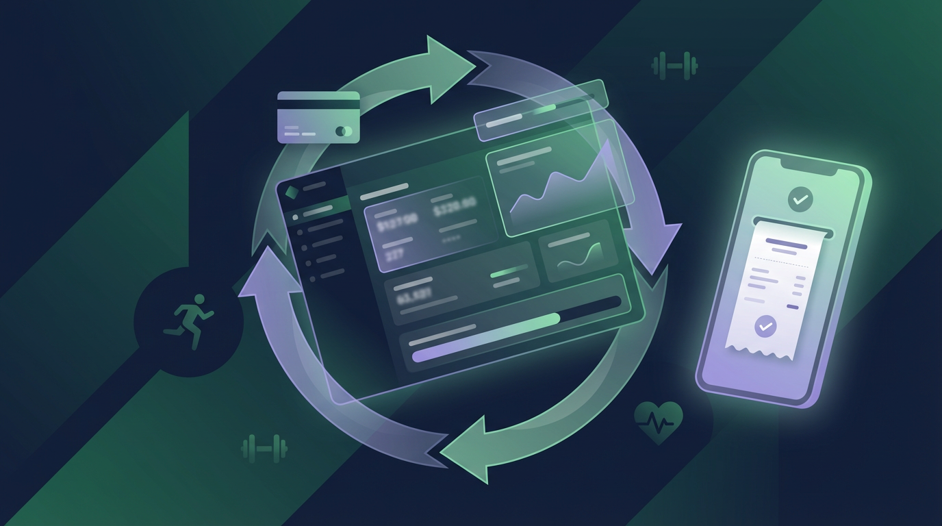 Automated payment dashboard with recurring billing flow and scheduled payments