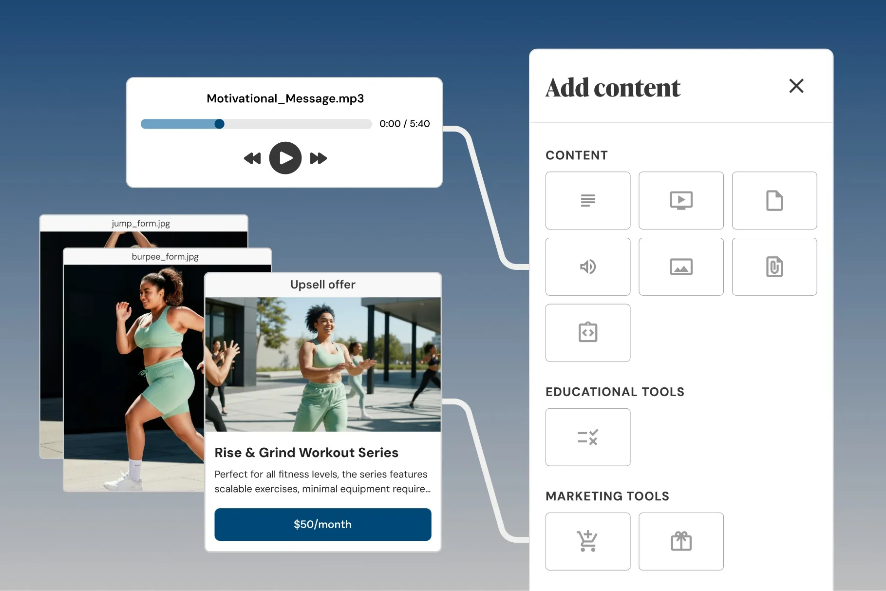 Teachable ease of use demonstration